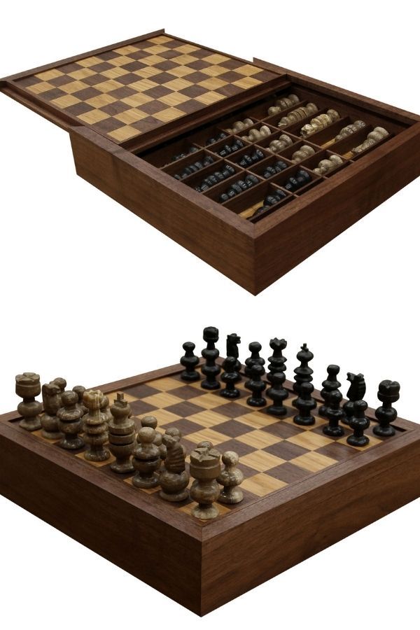 Custom Chess Board & Box