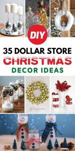 DIY Dollar Store Christmas Decor Ideas