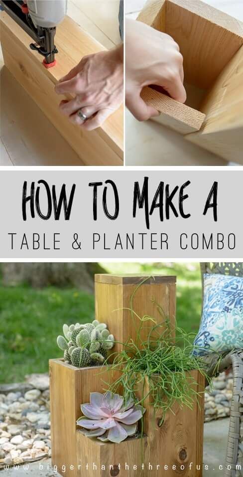 DIY Table Planter