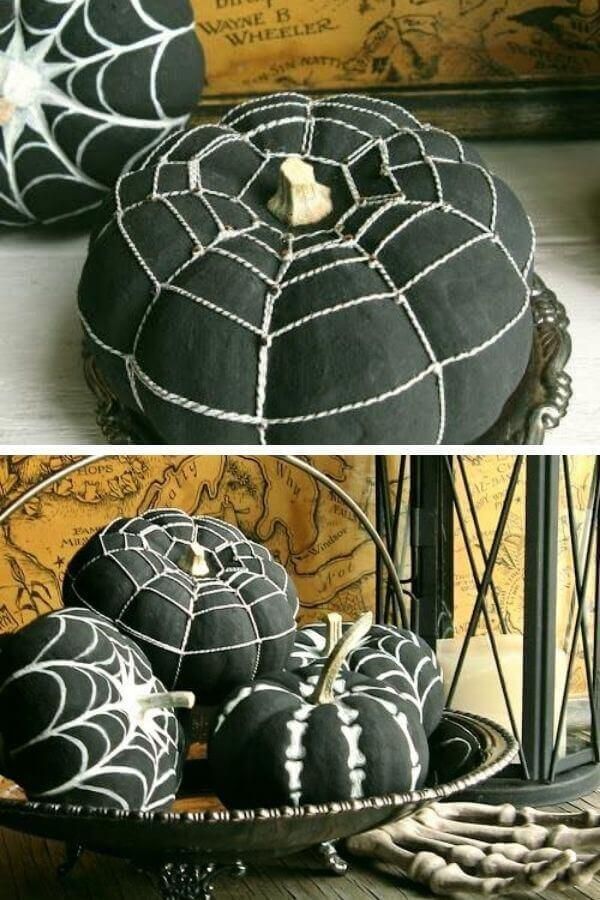 Playing With Petite Black Pumpkins