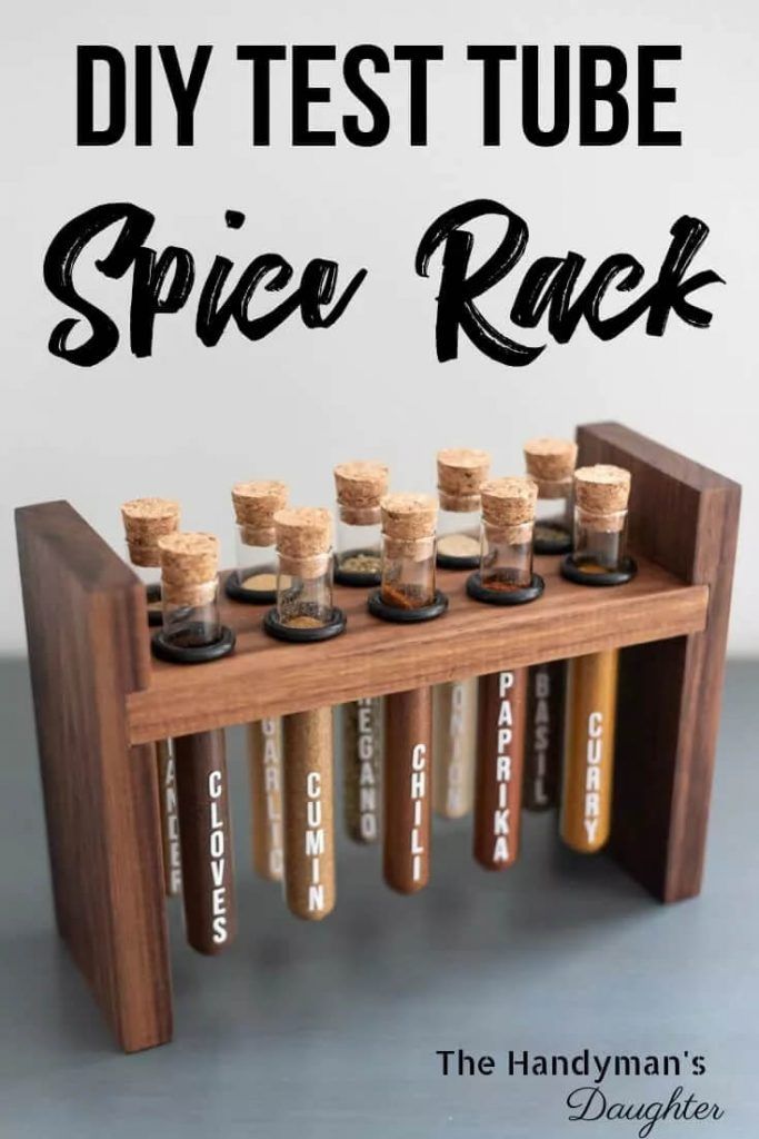Test Tube Spice Rack