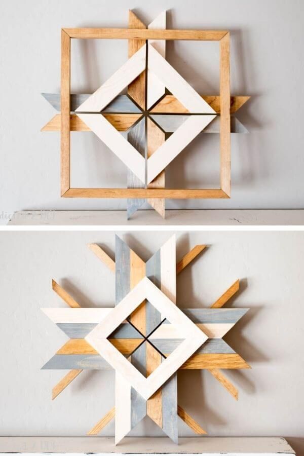 West Elm-Inspired Abstract Snowflakes