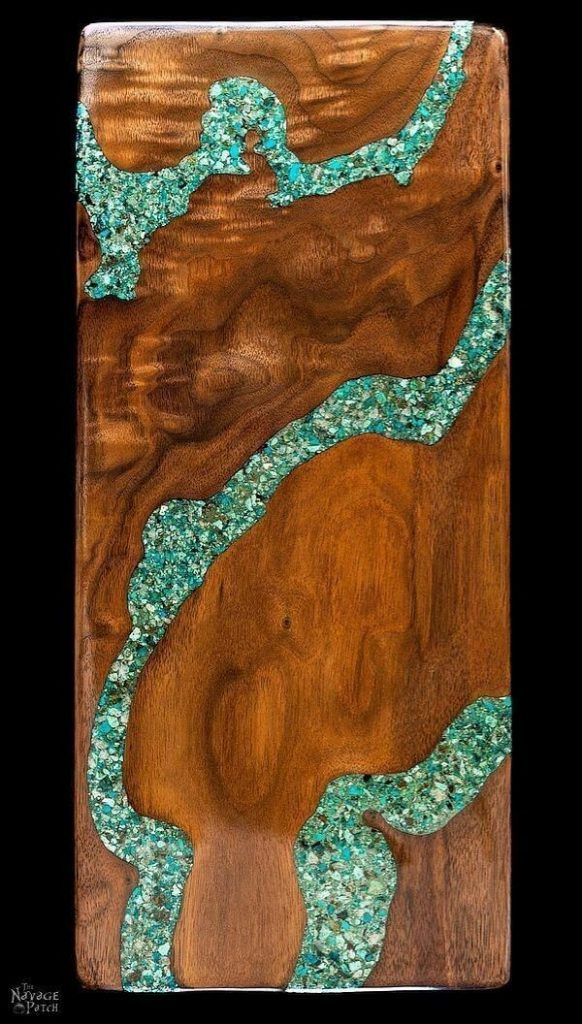 Turquoise Inlay Cheese Board
