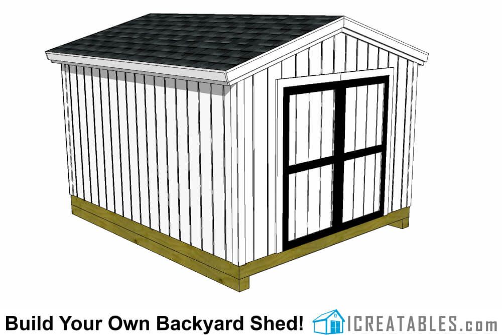 10x12 Backyard Shed Plans