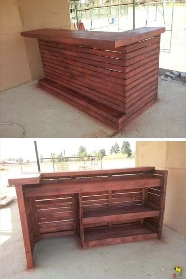 Recycled Wooden Pallet Bar