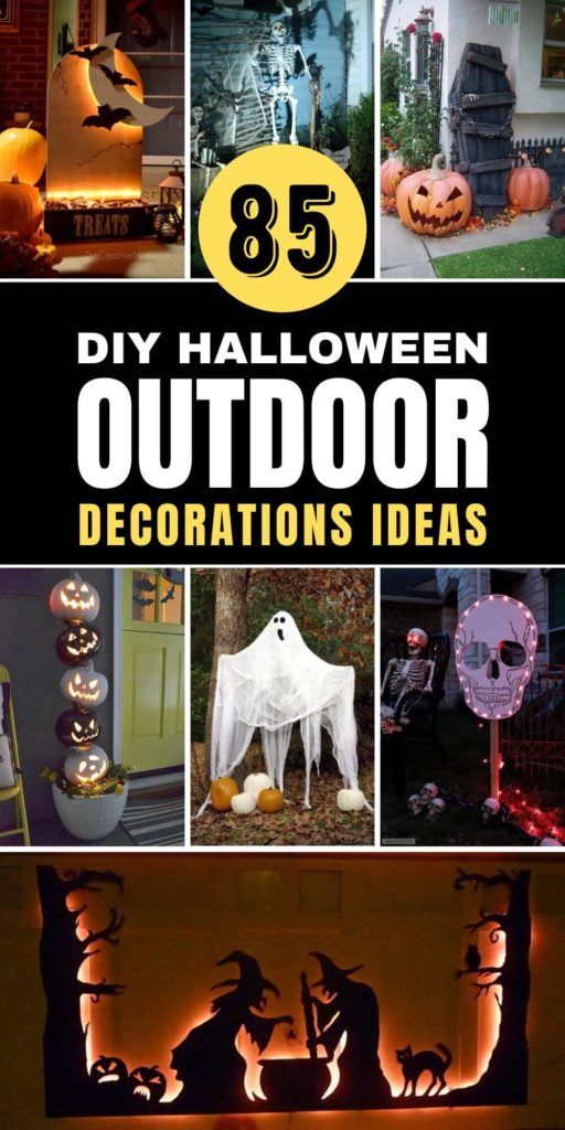 85 Best DIY Halloween Outdoor Decorations Ideas