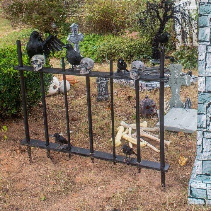 Halloween Cemetery Picket Fence