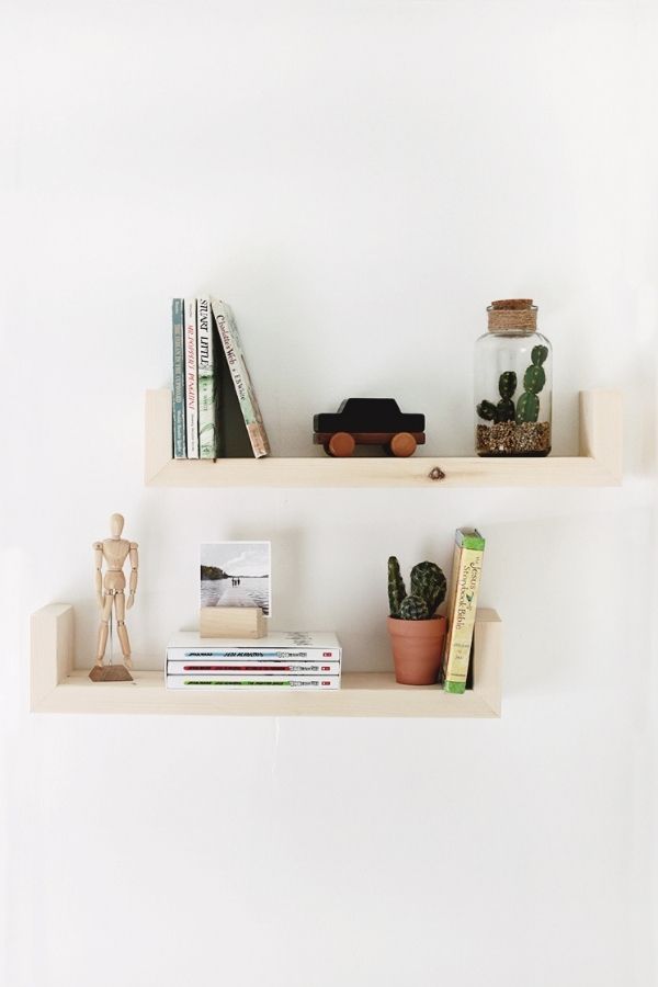 DIY Wood Wall Shelves