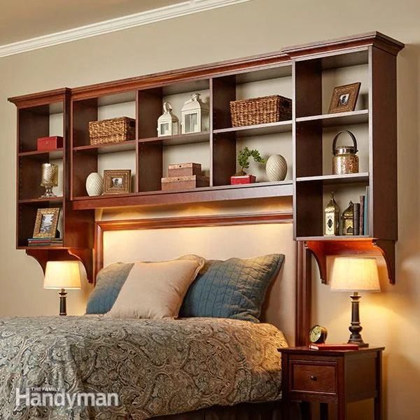 Showcase Shelves DIY Bed Built-Ins
