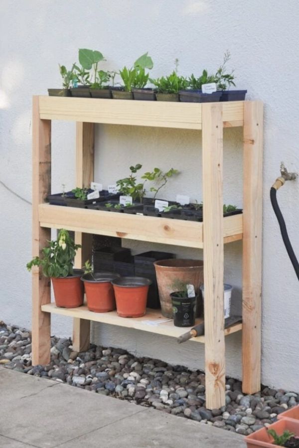 Triple-Tier Outdoor Plant Stand