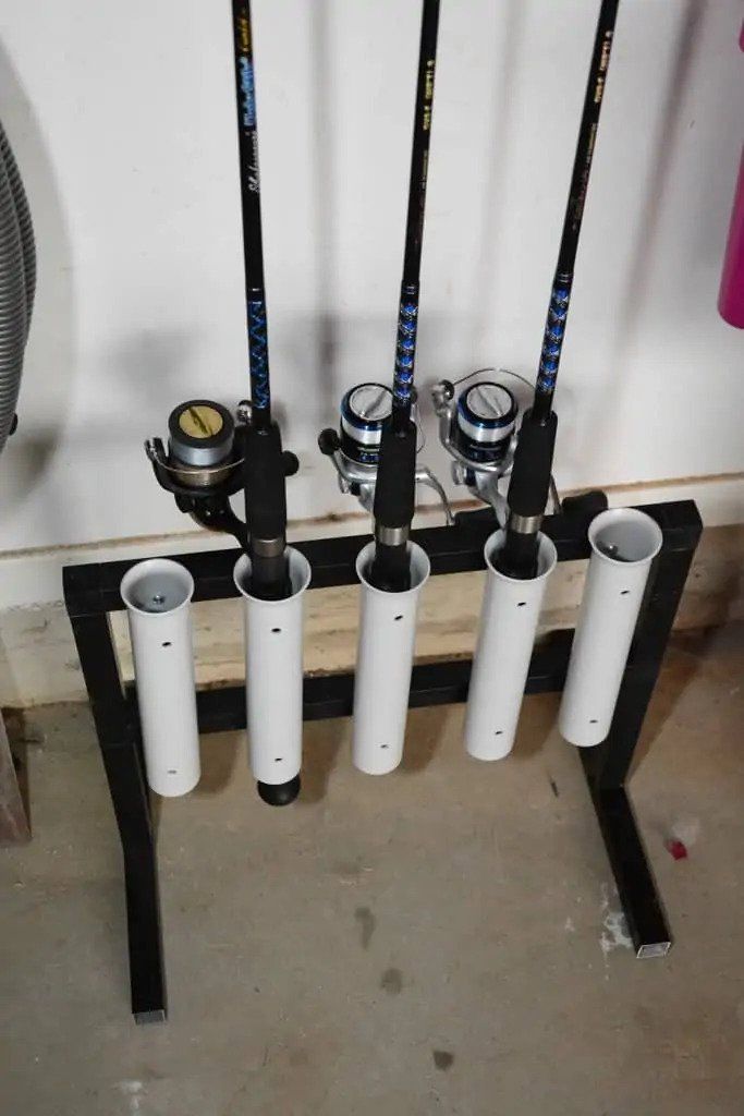 DIY Fishing Rod Storage Holder