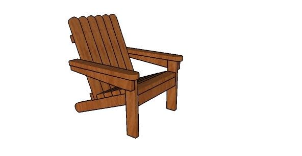 Adirondack Chair Made From 2X4s Plans