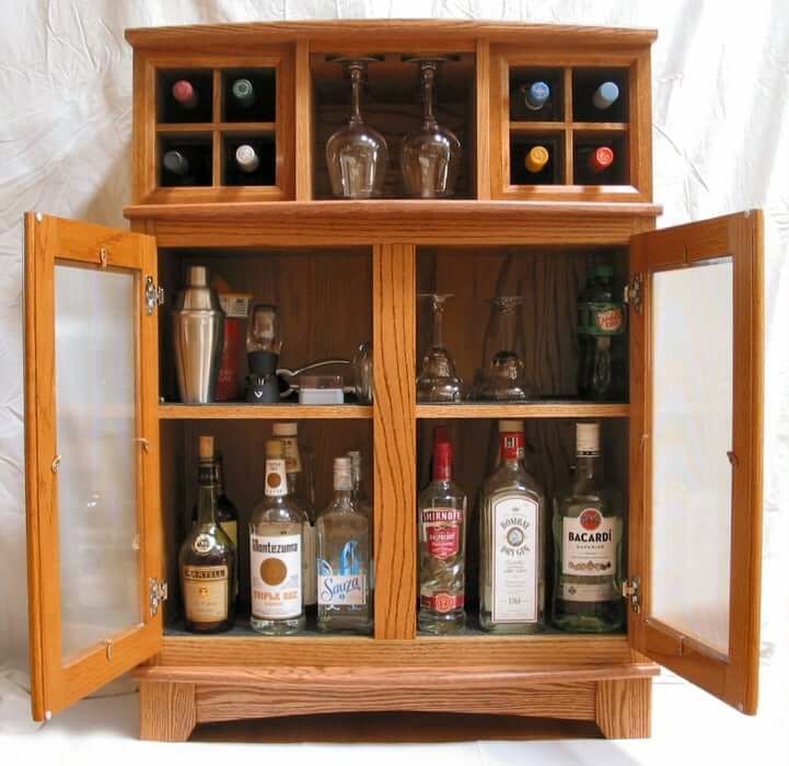 Build A Custom Wine & Liquor Cabinet
