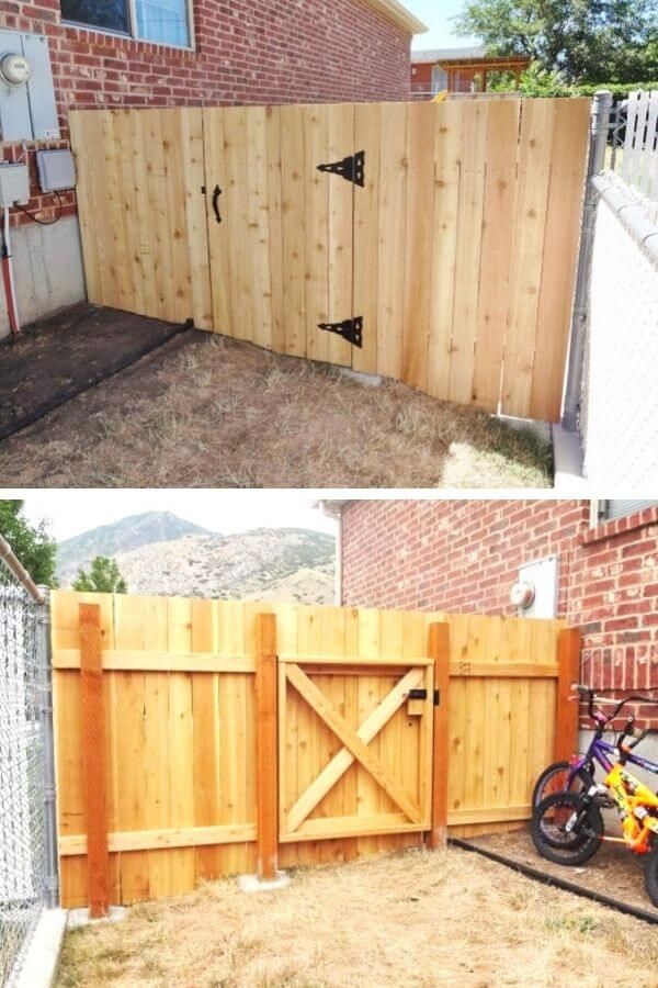 Build A Wooden Fence And Gate