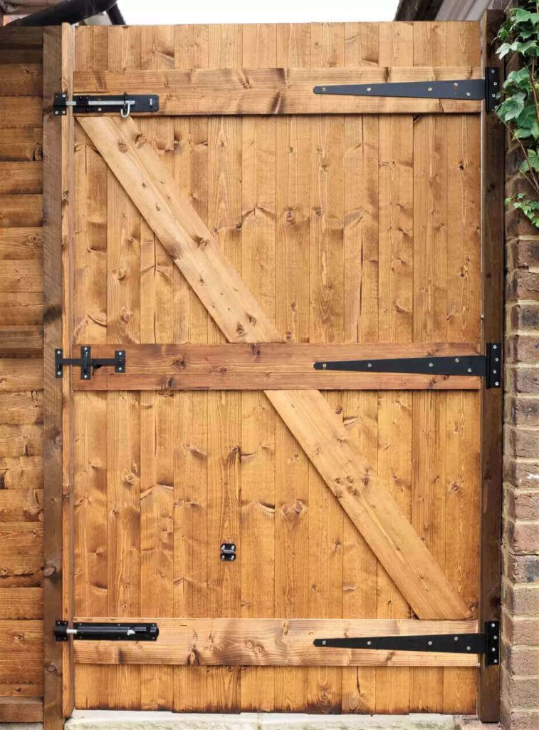 DIY A Wooden Gate For Yard