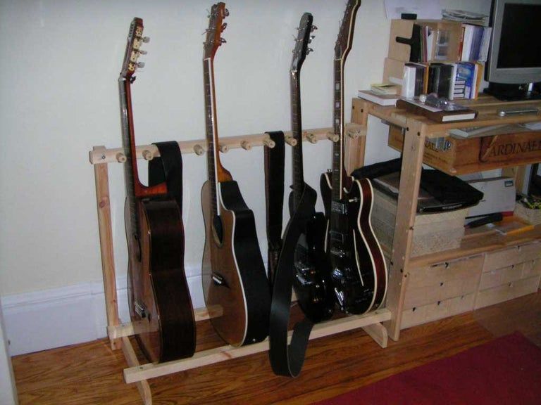 DIY Multiple Guitar Stand By Instructables