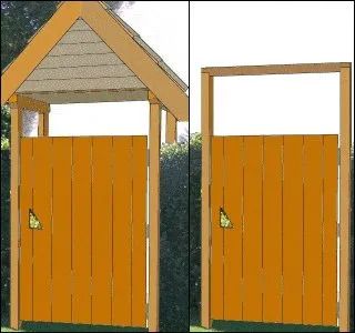  DIY Wooden Garden Gate By BuildEazy