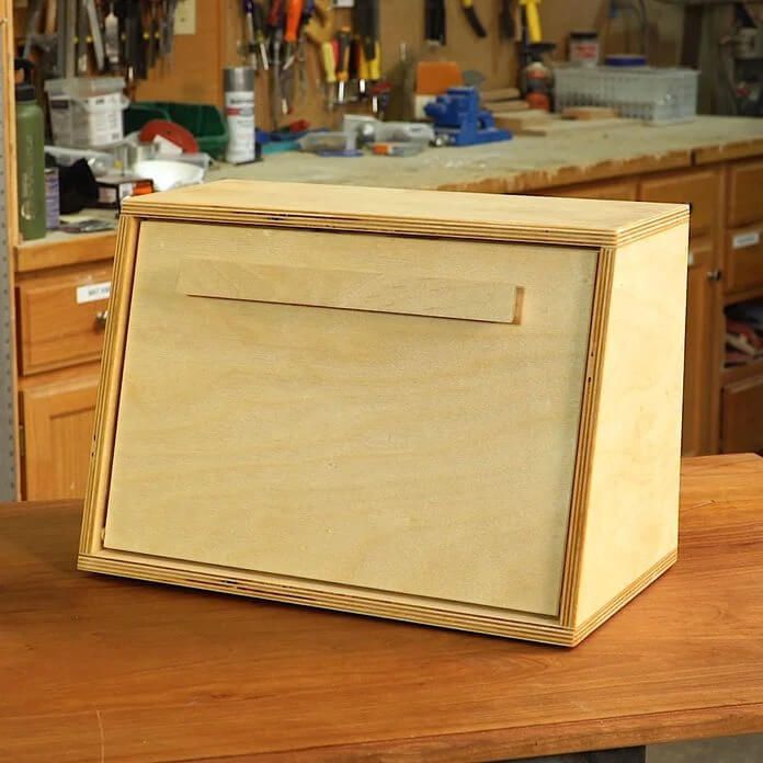 Make A DIY Bread Box From Plywood