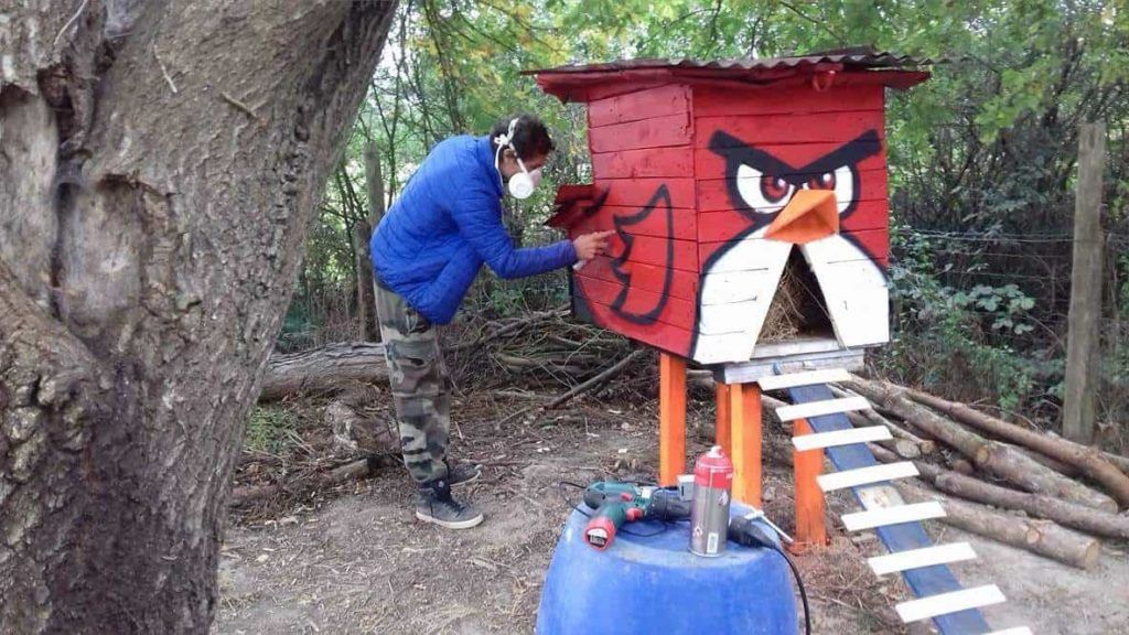 Build A Angry Bird Chicken Coop