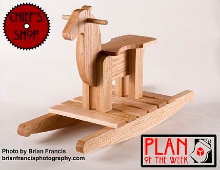 Free DIY Wood Rocking Horse Plan