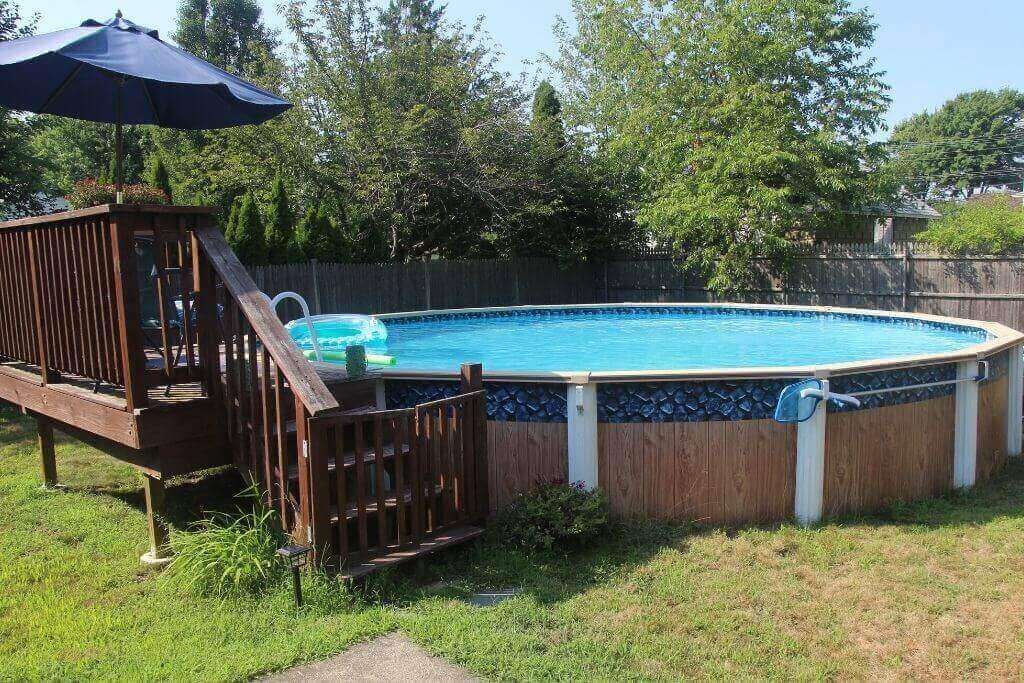 18 Free Above Ground Pool Deck Plans