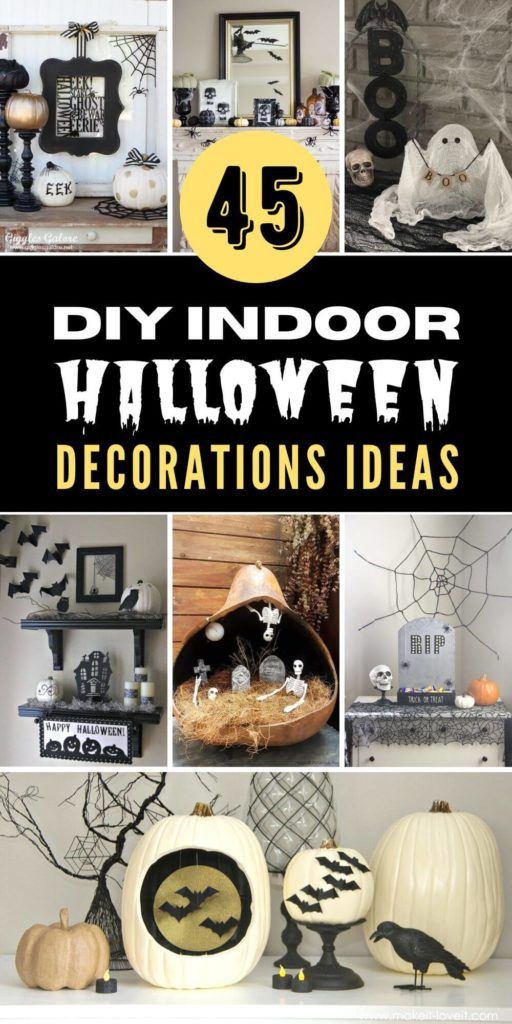 45 DIY Indoor Halloween Decorations Ideas