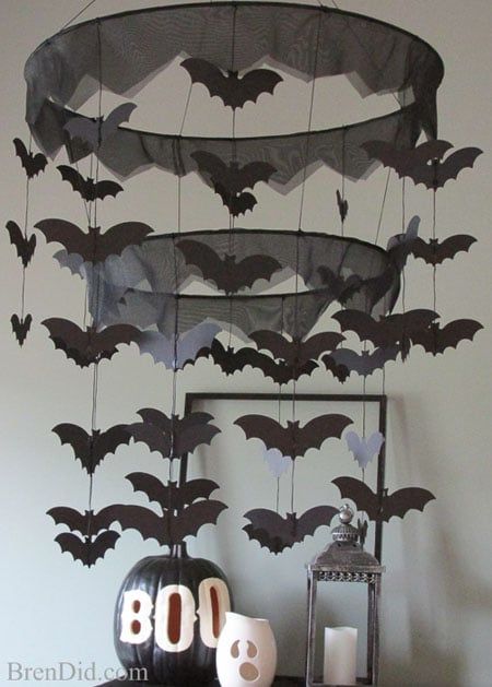Bat Halloween Chandelier
