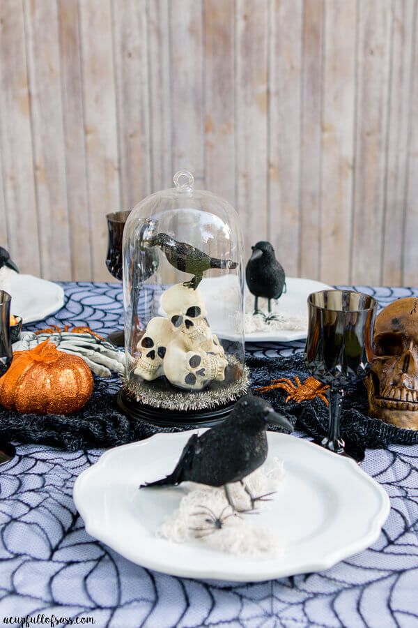 Creepy Halloween Tablescape