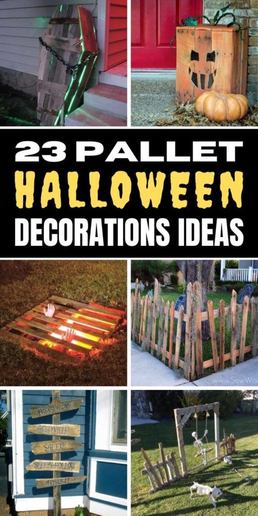 Pallet Halloween Decorations Ideas