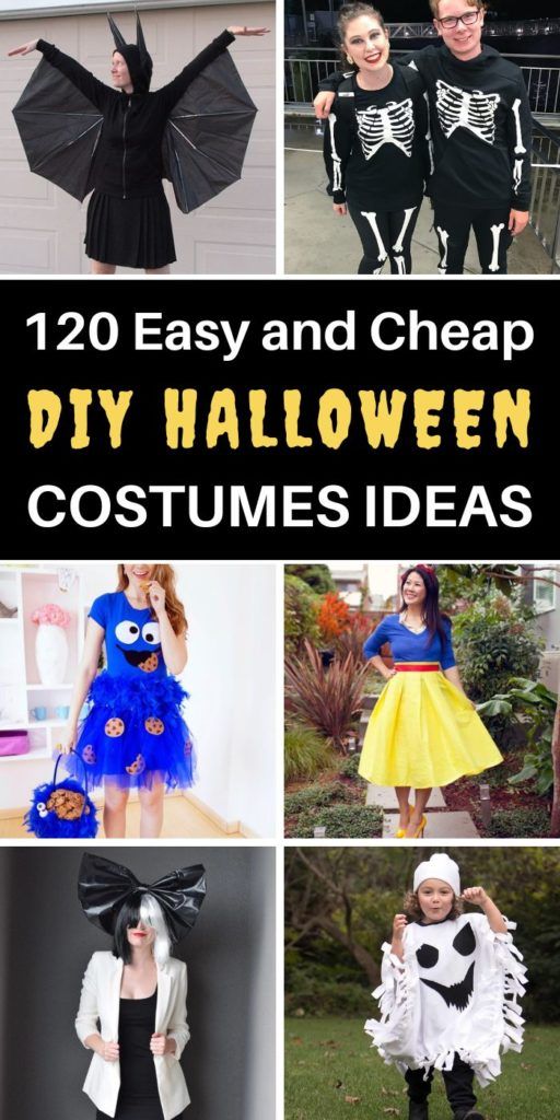 120 Easy and Cheap DIY Halloween Costumes Ideas