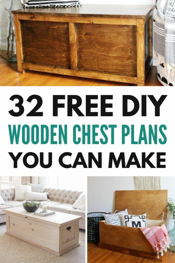 32 Free DIY Wooden Chest Plans
