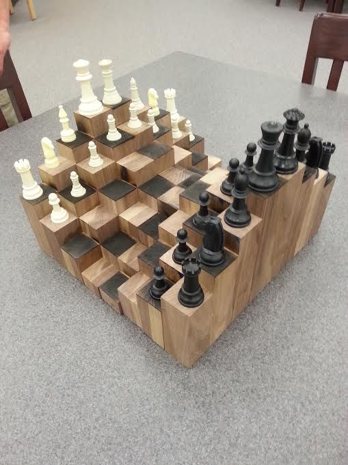 DIY 3D Chess-Board