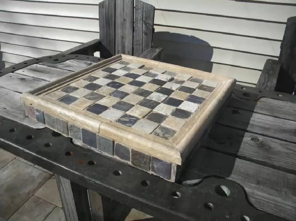 DIY Garden Chess Board