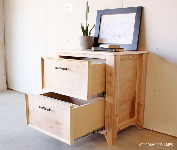 Home Office DIY File Cabinet