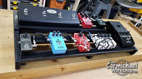 Build A Custom Guitar Pedalboard Out Of Wood