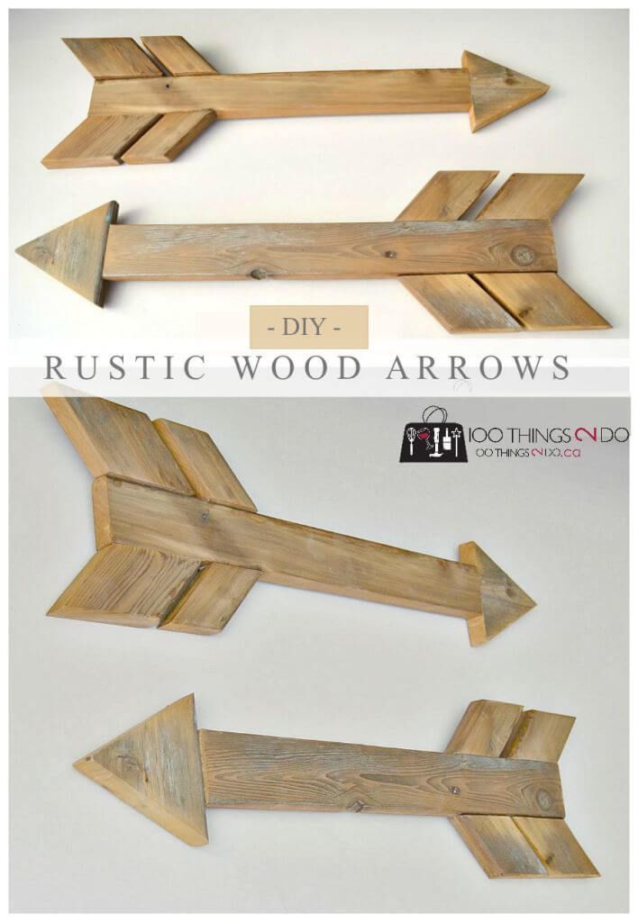 DIY Wood Arrows