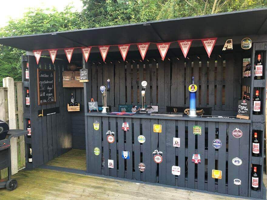 Hjemmelavet Garden Bar