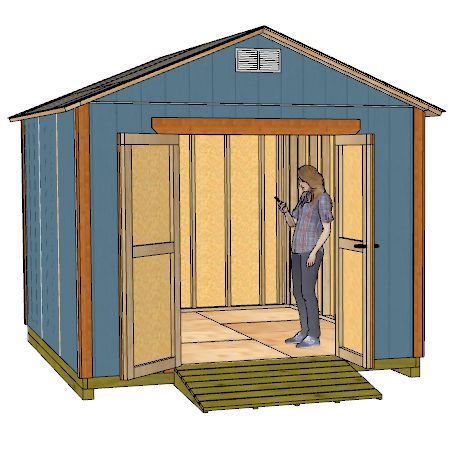 Shed plans 10x12 diy