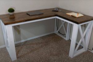 DIY L Shaped Desk