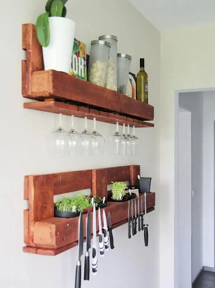 40 Best DIY Pallet Shelves Ideas - Epic Saw Guy