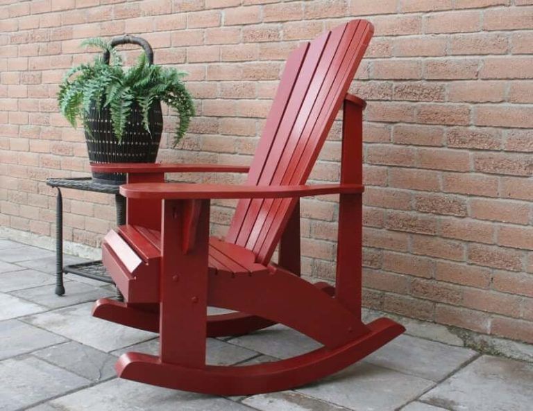 40 Free DIY Adirondack Chair Plans You Can Build Epic Saw Guy   Adirondack Rocking Chair 768x593 